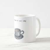 灰色のマグの伯爵の灰色50の陰の50の陰 コーヒーマグカップ (正面右)