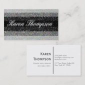灰色のモダンな色合い 名刺 (正面/裏面)