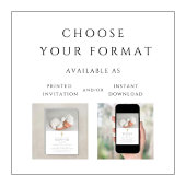 灰色のモダン宗教十字写真バプテスマ 招待状