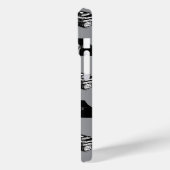 灰色のモダン本書本模様 Case-Mate iPhoneケース (裏面 / 左)