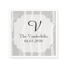 灰色のモノグラムの冬の結婚木