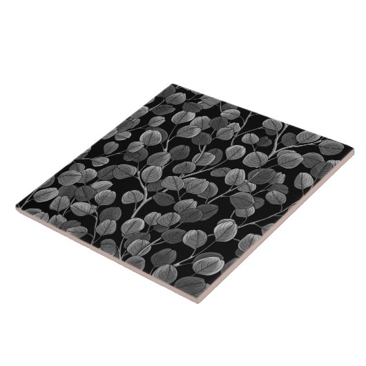 灰色のユーカリ タイル (側面)