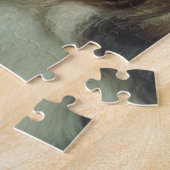 灰色のラサApso犬のパズル ジグソーパズル (側面)