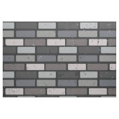 灰色のレンガ壁 ファブリック (ファットクウォーター)