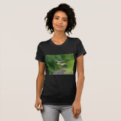 灰色のワグテール – 鳥 Tシャツ (正面フル)