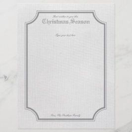 灰色のヴィンテージ休日/クリスマスレターフィデント