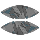 灰色の三角形の切り出しで粗い濃い青の部分 アメリカンフットボール (パネル)