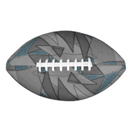 灰色の三角形の切り出しで粗い濃い青の部分 アメリカンフットボール
