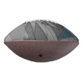 灰色の三角形の切り出しで粗い濃い青の部分 アメリカンフットボール (回転270)