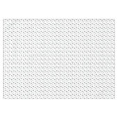 灰色の光沢のあるハートかわいいロマンチックなパターン テーブルクロス (正面(横))