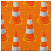 灰色の円錐形のトラフィックストライプ円錐 ファブリック (クローズアップ)