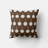 灰色の円 クッション (裏面)