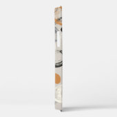 灰色の円:シームレシンプルームパターン Case-Mate iPhoneケース (裏面 / 右)