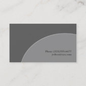 灰色の円 名刺 (裏面)