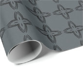 灰色の包装紙 ラッピングペーパー (ロールコーナー)