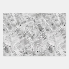 灰色の化膿性大理石渦巻きラッピング紙シート ラッピングペーパーシート