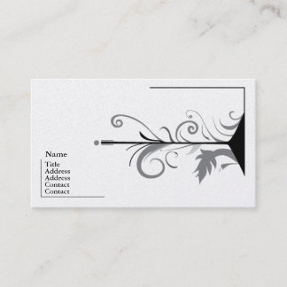 灰色の名刺のデザインを感じること 名刺