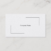 灰色の名刺のデザインを感じること 名刺 (裏面)