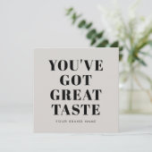 灰色の味得の素晴らしサンキューカード 招待状 (スタンド正面)