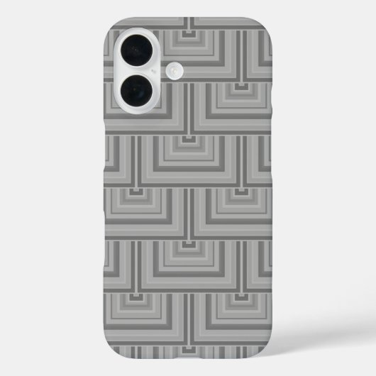 灰色の四角はかりで測形 Case-Mate iPhoneケース (裏面)