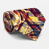 灰色の基金を越えた赤に対するオレンジ色のリボンの戦争 ネクタイ (ロール)