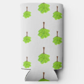 灰色の夏の木 スリム缶クーラー (裏面)