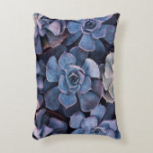 灰色の多肉類 アクセントクッション (正面(垂直))