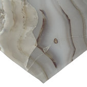 灰色の大理石と金ゴールド静脈 ロングテーブルランナー (コーナー)