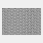 灰色の大理石のパターン父の日 ラッピングペーパーシート (正面2)