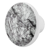 灰色の大理石の外観 セラミックノブ (右)