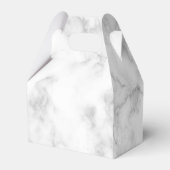 灰色の大理石の好意ボックス フェイバーボックス (裏面サイド)