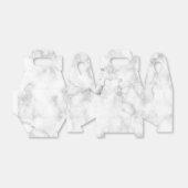 灰色の大理石の好意ボックス フェイバーボックス (折り畳みなし)