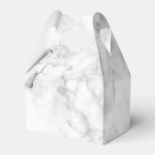 灰色の大理石の好意ボックス フェイバーボックス (正面サイド)