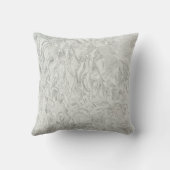 灰色の大理石サーフェスパターン クッション (裏面)