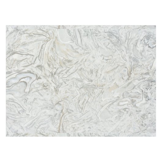 灰色の大理石サーフェスパターン テーブルクロス (正面(横))