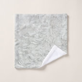 灰色の大理石サーフェスパターン バスタオルセット (ウォッシュタオル)