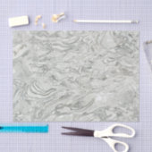 灰色の大理石サーフェスパターン 薄葉紙 (クラフト)