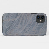 灰色の大理石渦巻きiPhone 5カスタムケース – メイトID Case-Mate iPhoneケース (裏面(横))