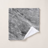 灰色の大理石 バスタオルセット (ウォッシュタオル)