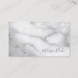 灰色の大理石 名刺