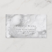 灰色の大理石 名刺 (裏面)
