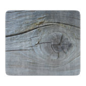 灰色の天然流木の木のテクスチャ カッティングボード (正面)