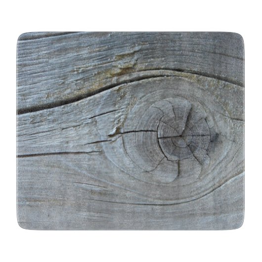 灰色の天然流木の木のテクスチャ カッティングボード (正面)