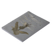 灰色の妖精の表紙のファンタジーのおとぎ話 ノートブック (左側)