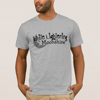 灰色の密造酒のティー-白い軽減 Tシャツ