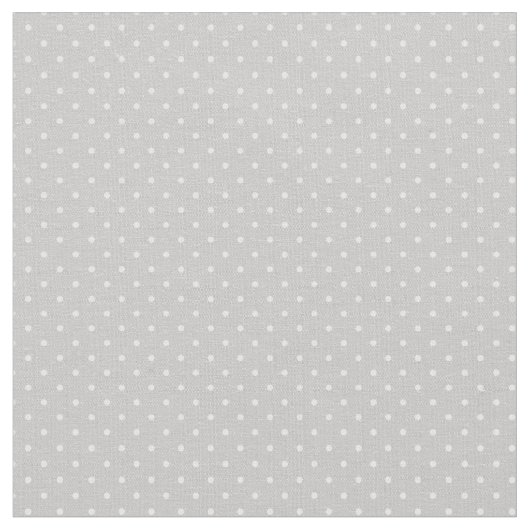 灰色の小さな点 ファブリック (クローズアップ)