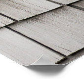灰色の屋根板のクローズアップ写真 ポスター (角)