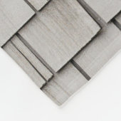 灰色の屋根板の写真を閉じる フリースブランケット (角)