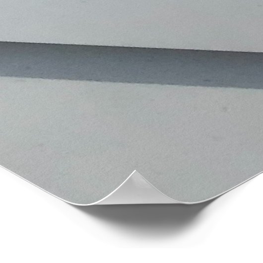 灰色の屋根板 ポスター (角)