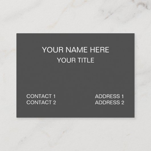 灰色の岩石模様 名刺 (裏面)